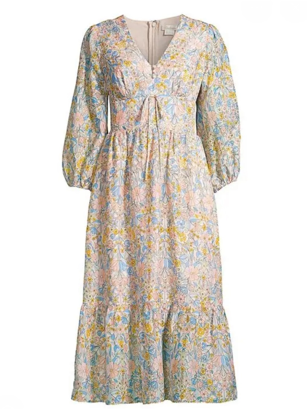 Shoshanna Esperanza Floral Midi Dress Size 8